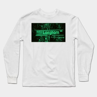 Longhorn Drive, San Dimas, California by Mistah Wilson Long Sleeve T-Shirt